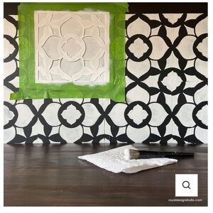 Royal Design Studio Stencils - Duomo Tile Large 12” x 12” new in package